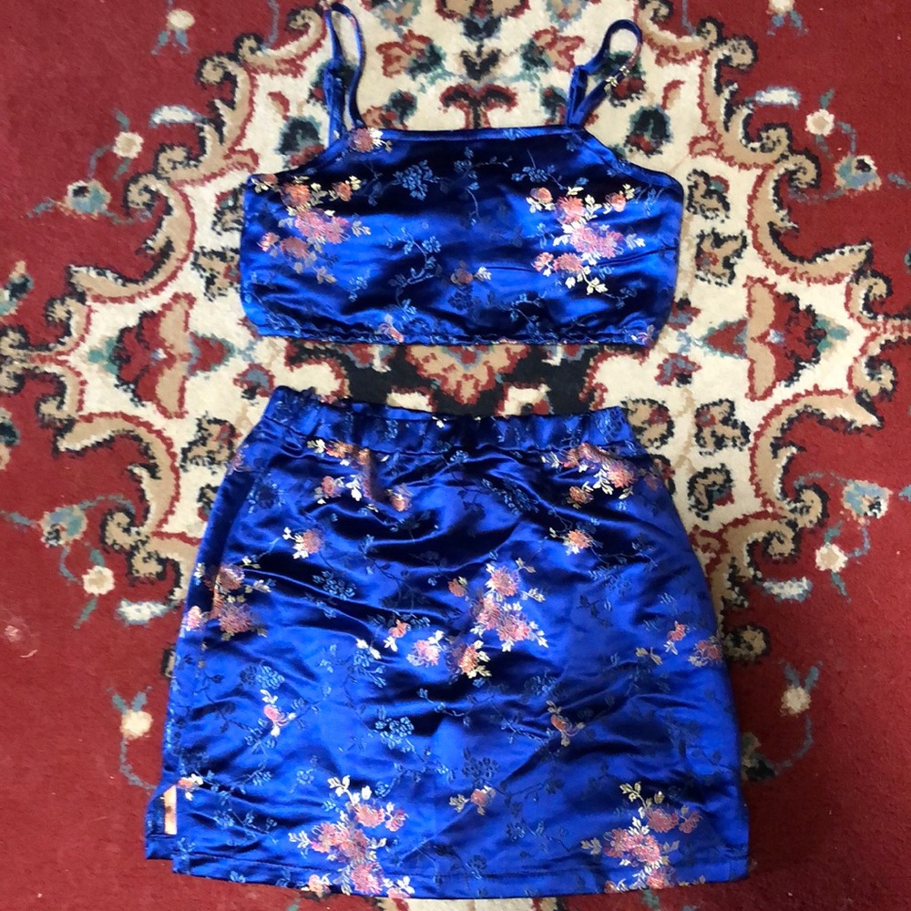 CLEARANCE Shein Printed Skirt & Top